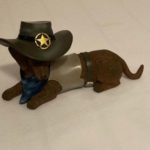Hamilton collection sheriff dog collectible